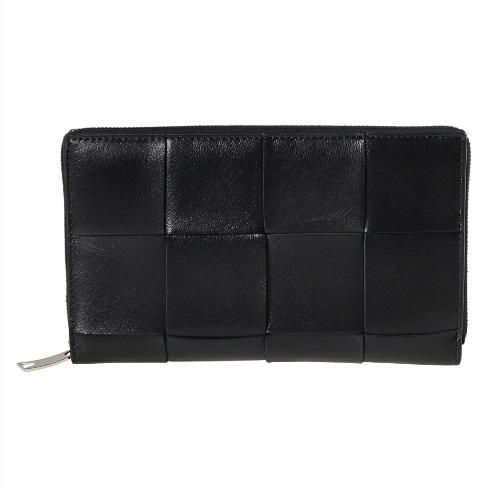 ボッテガ・ヴェネタ(BOTTEGA VENETA) ラウンドファスナー メンズ長財布