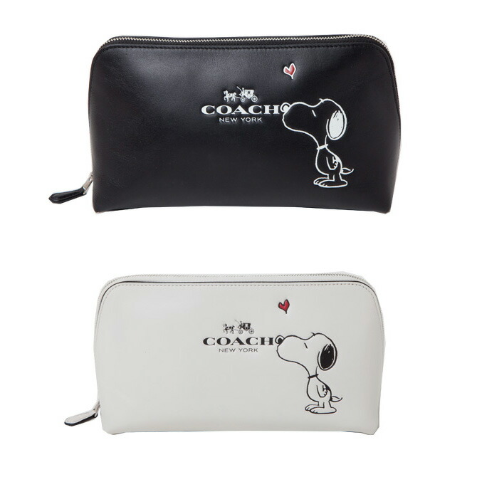 楽天市場】コーチ スヌーピー 化粧 ポーチ COACH 小物 ピーナッツ