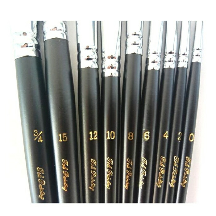 楽天市場】トールペイント用 ナイロン 平筆 4号 takeda タケダ 70-5430