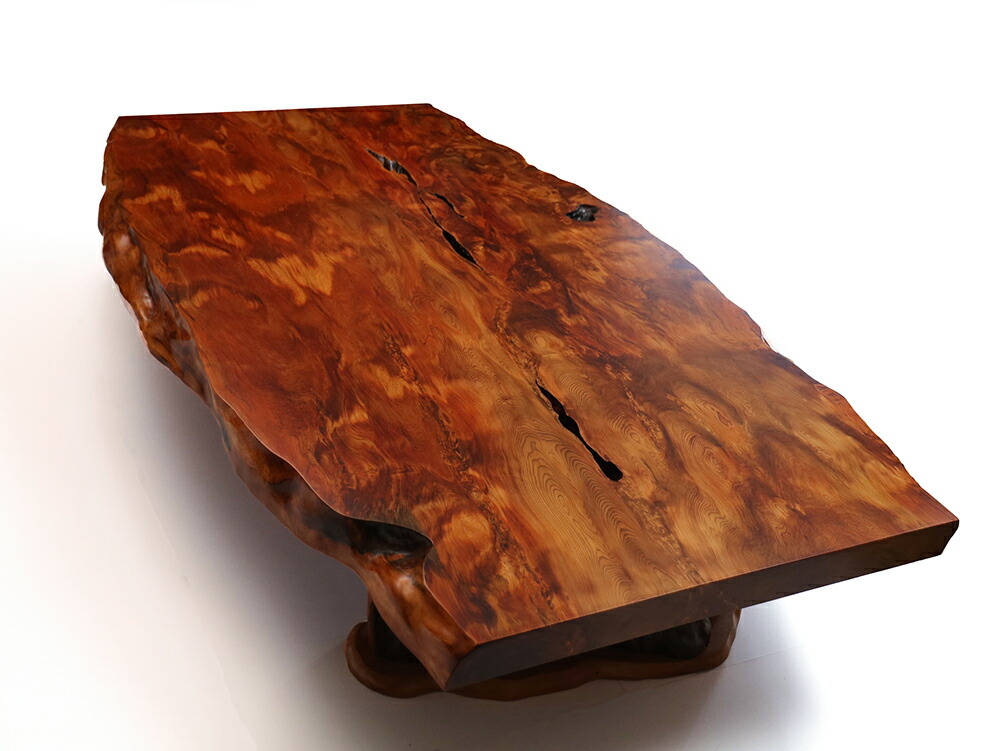 楽天市場】屋久杉 テーブル 一枚板 仕様：無垢 / 素材：屋久杉（座卓