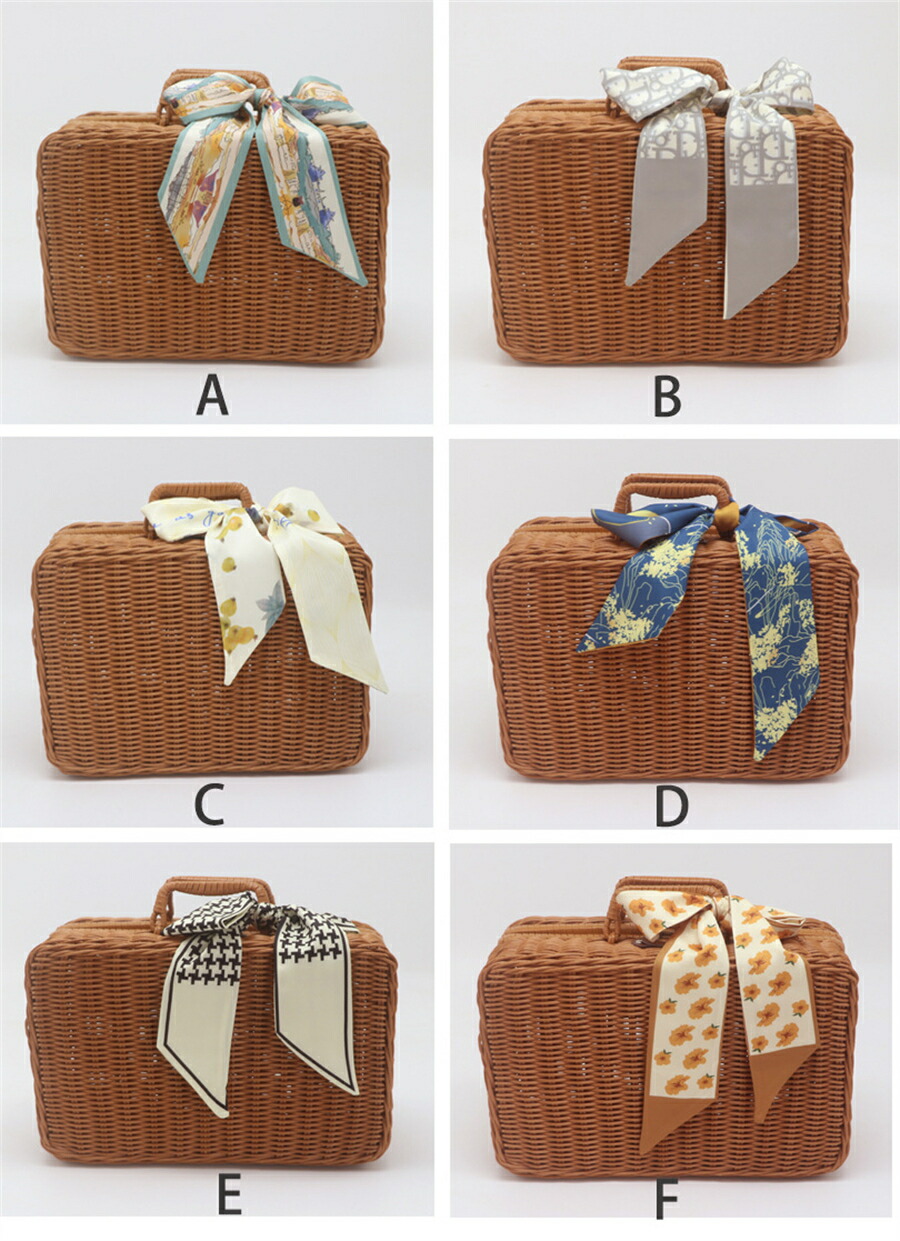 楽天市場】収納かご 藤編み バスケット PPラタン かごかごバッグ 4