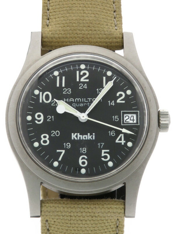 楽天市場】【HAMILTON】【電池交換済】ハミルトン『カーキ』9797