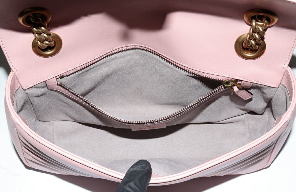 楽天市場】グッチ チェーンショルダーバッグ GGマーモント