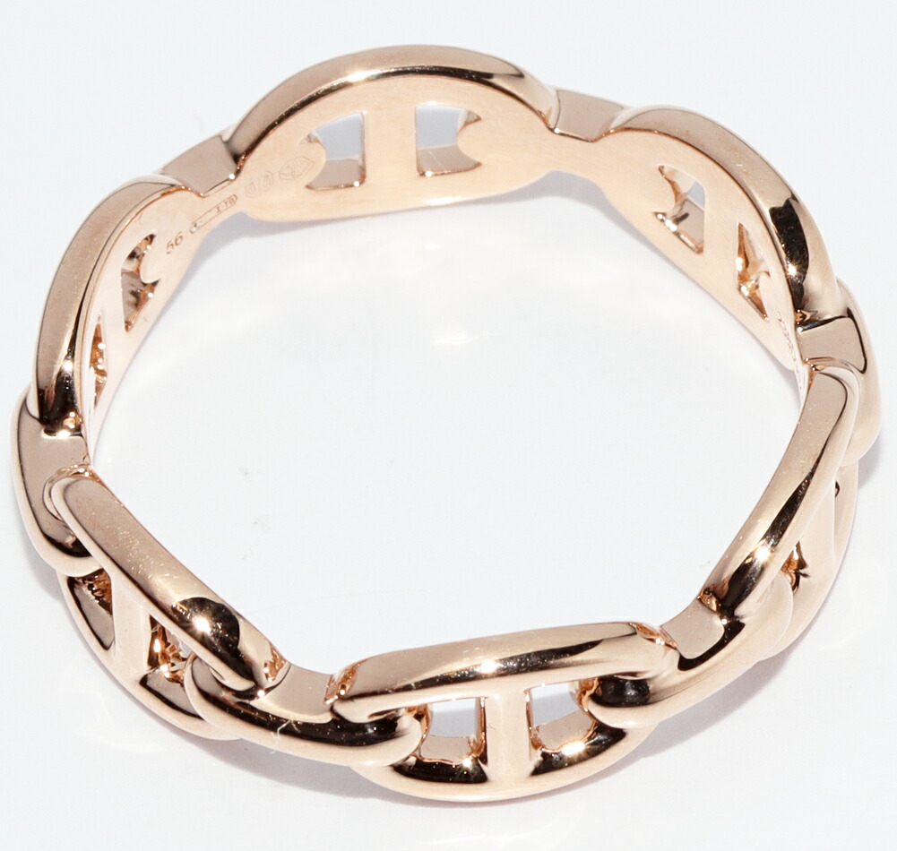 楽天市場】エルメス 指輪 K18PG シェーヌダンクル アンシェネリング PM