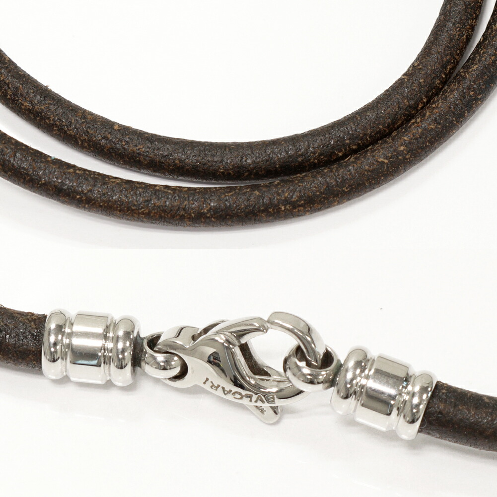 楽天市場】ブルガリ レザーチョーカー ネックレス レザーチョーカー