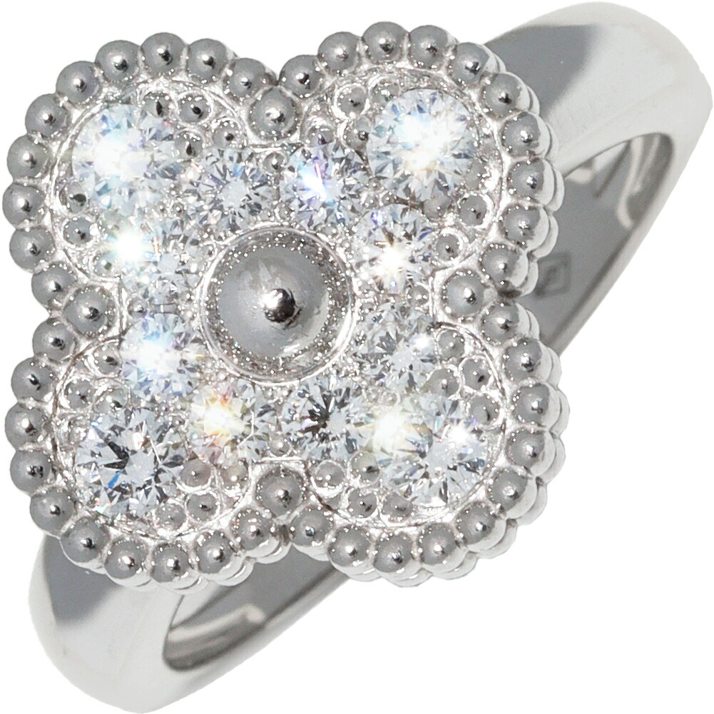 楽天市場】ヴァンクリーフ＆アーペル 指輪 K18WG ダイヤ12P(0.48ct