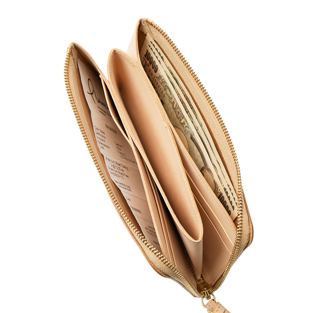 楽天市場】【土屋鞄公式】プレーンヌメ ファスナーロングウォレット