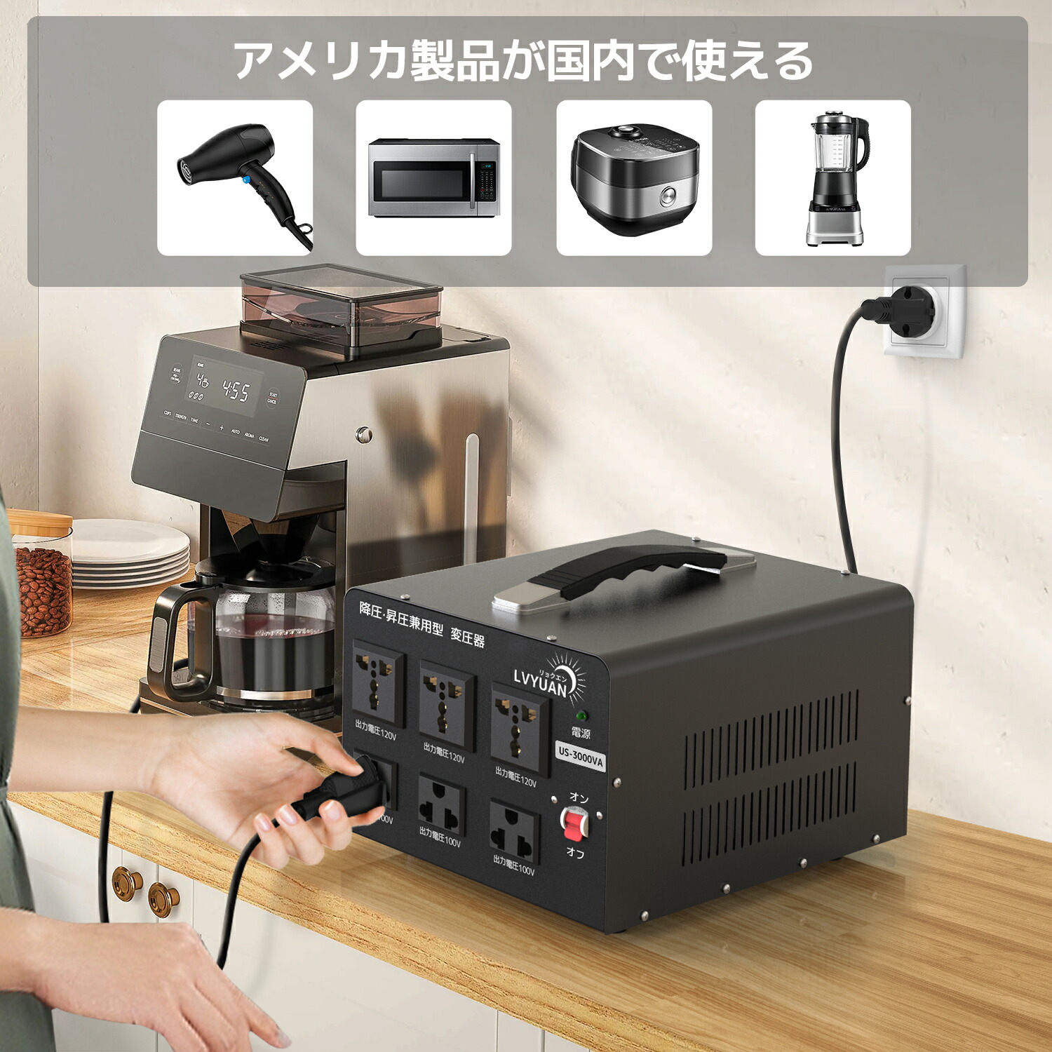 楽天市場】【スーパーSALE 特別価格】LVYUAN（リョクエン）3000VA 100V