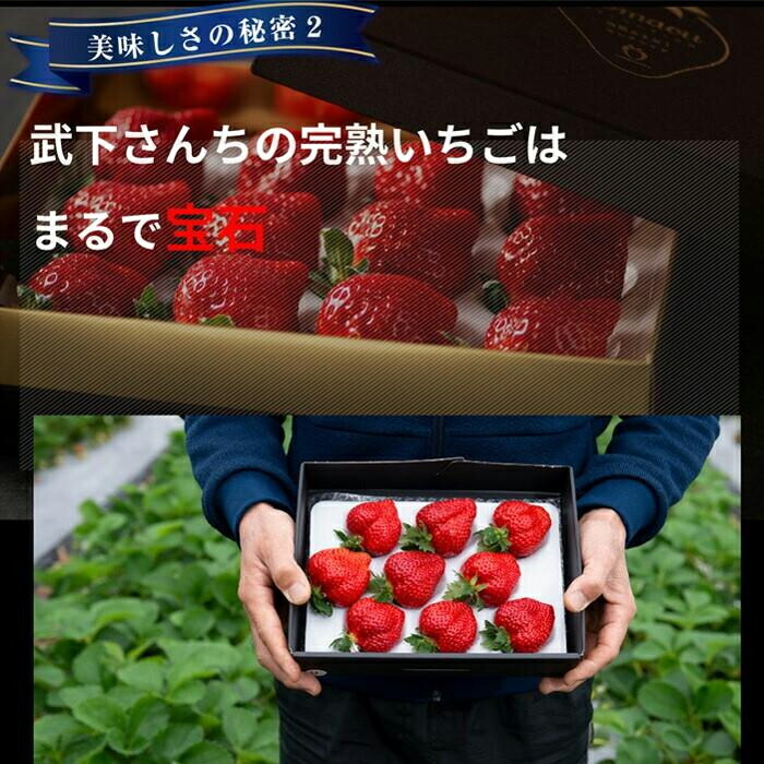 楽天市場】武下さんちの“完熟” あまおうジェラート 究極いちご含有率56