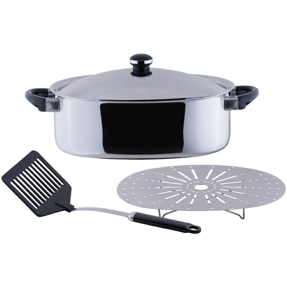 楽天市場】Miyaco(宮崎製作所) Objet(オブジェ) 楕円鍋(スチーム