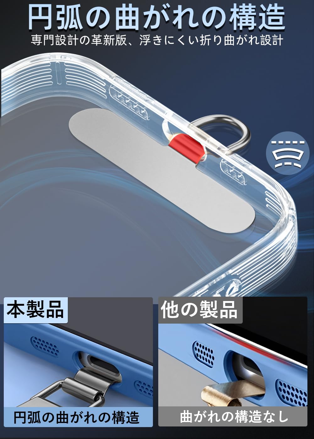 楽天市場】ZXZone ストラップホルダー【 傷防止フィルム加工】 スマホ