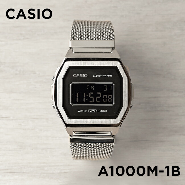 楽天市場】【10年保証】CASIO STANDARD カシオ スタンダード A1000M-1B