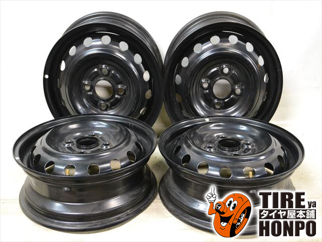 楽天市場】中古スチールホイール 4本セット 13インチ ダイハツ純正 軽