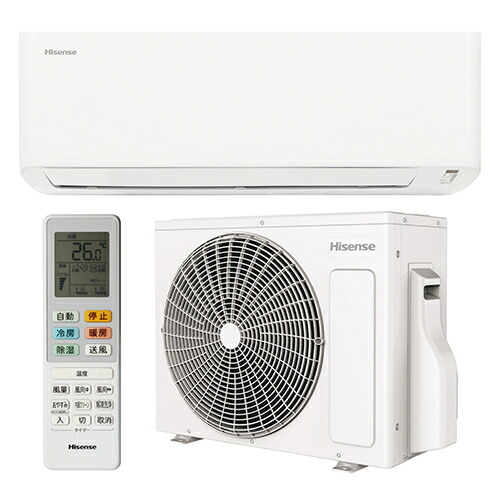 楽天市場】ハイセンス(Hisense) エアコン 6畳 2.2kw HA-S22H-W