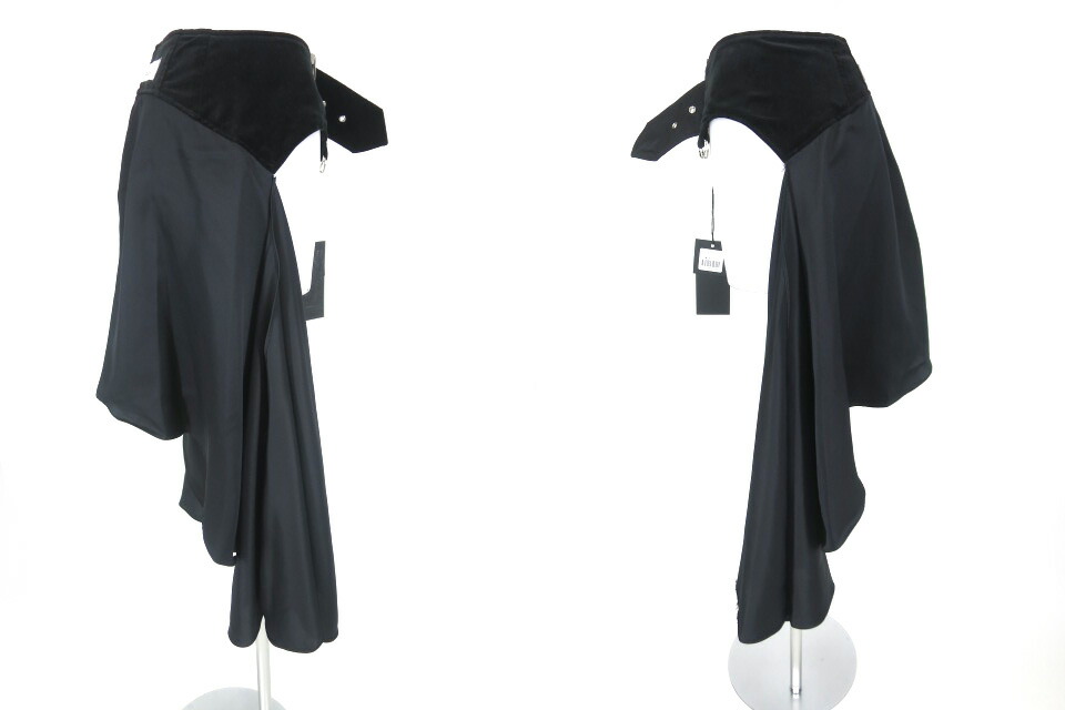 Alice Auaa アリスアウアア ベルベットガーター変形オーバースカート