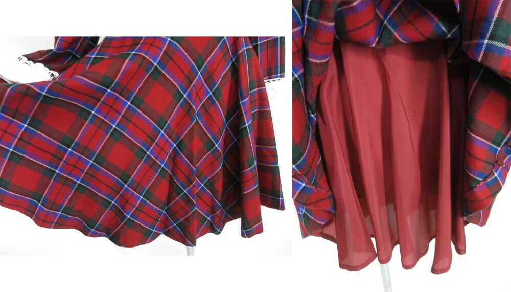 楽天市場】【中古】Jane Marple / タータンチェックとレースカラーの