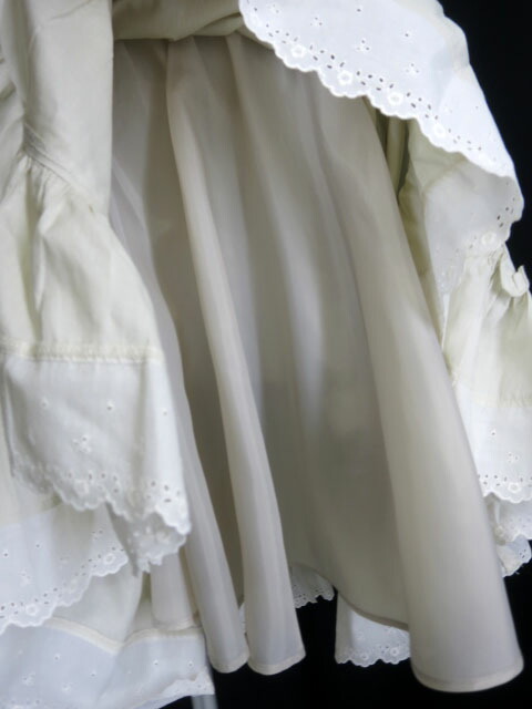 コットンフリルペチコート オフホワイト スモールサイズ ヴィクトリア
