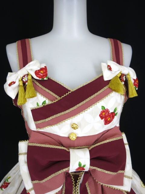 楽天市場】Metamorphose / 風花のゆきうさぎタックジャンパースカート