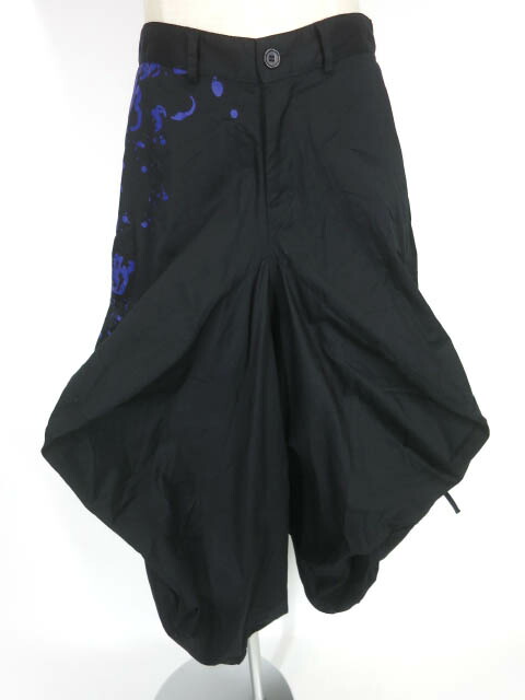未使用 ゴウク gouk 侍 和柄 モード 袴 変形 サルエル ワイドパンツ 未