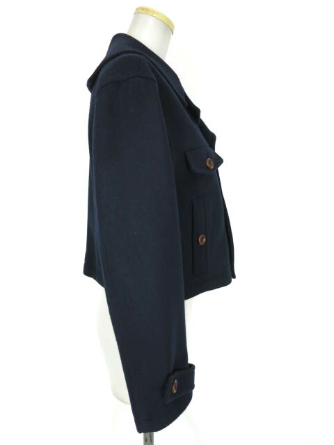 楽天市場】【中古】 Jane Marple / ラムメルトンマリンカラーコート