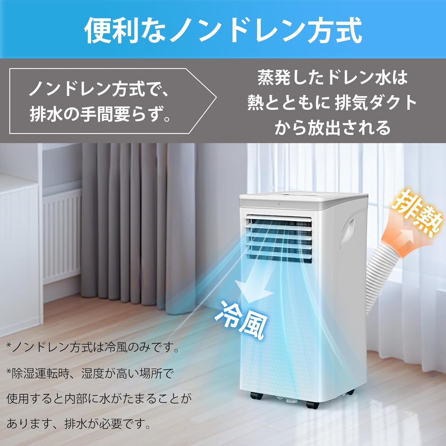 楽天市場】COWSAR スポットクーラー 家庭用 2.6kW エアコン 工事不要