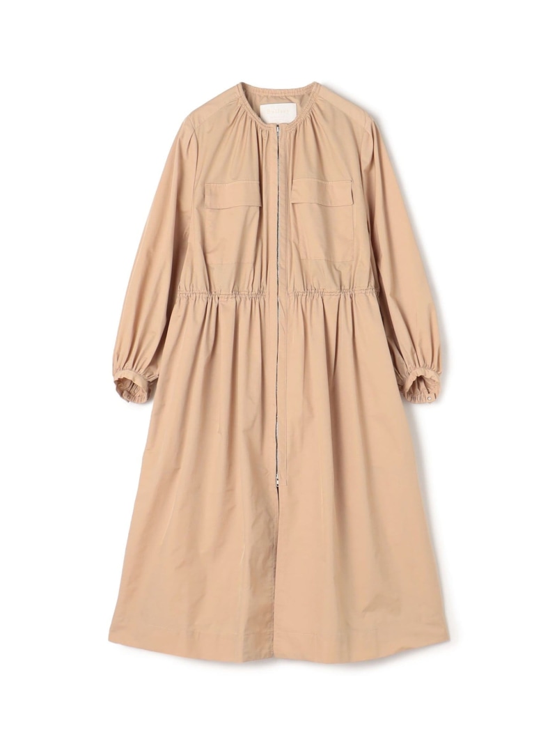 楽天市場】ライトタフタ ジップアップロングコート Ballsey