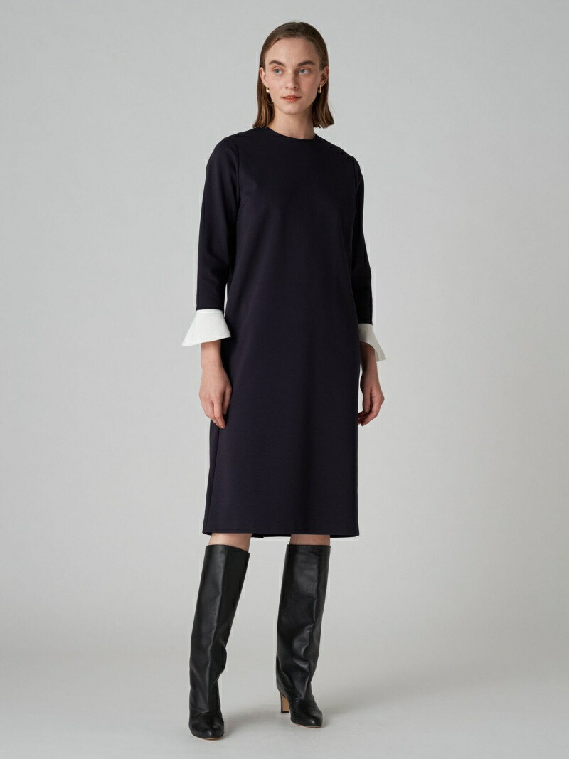 楽天市場】【SALE／40%OFF】ニットコンビポンチ クルーネック