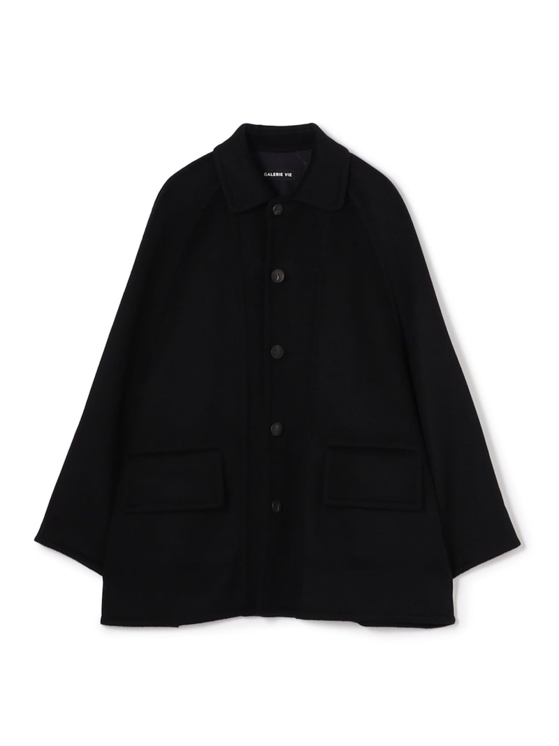 楽天市場】ウールダブルフェイス ステンカラーコート GALERIE VIE