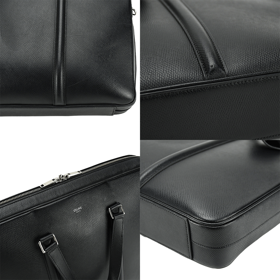 楽天市場】セリーヌ CELINE ビジネスバッグ 188903 ブラック 黒 レザー