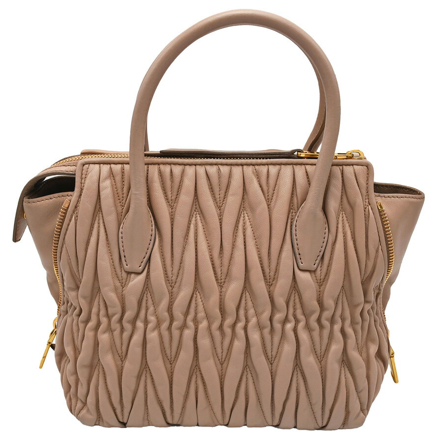 楽天市場】ミュウミュウ MIU MIU マテラッセ 2way ハンドバッグ 5BA003