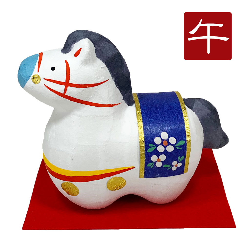 楽天市場】干支飾り ちぎり和紙 招福午 午年 うまどし 置物 ウマ 馬