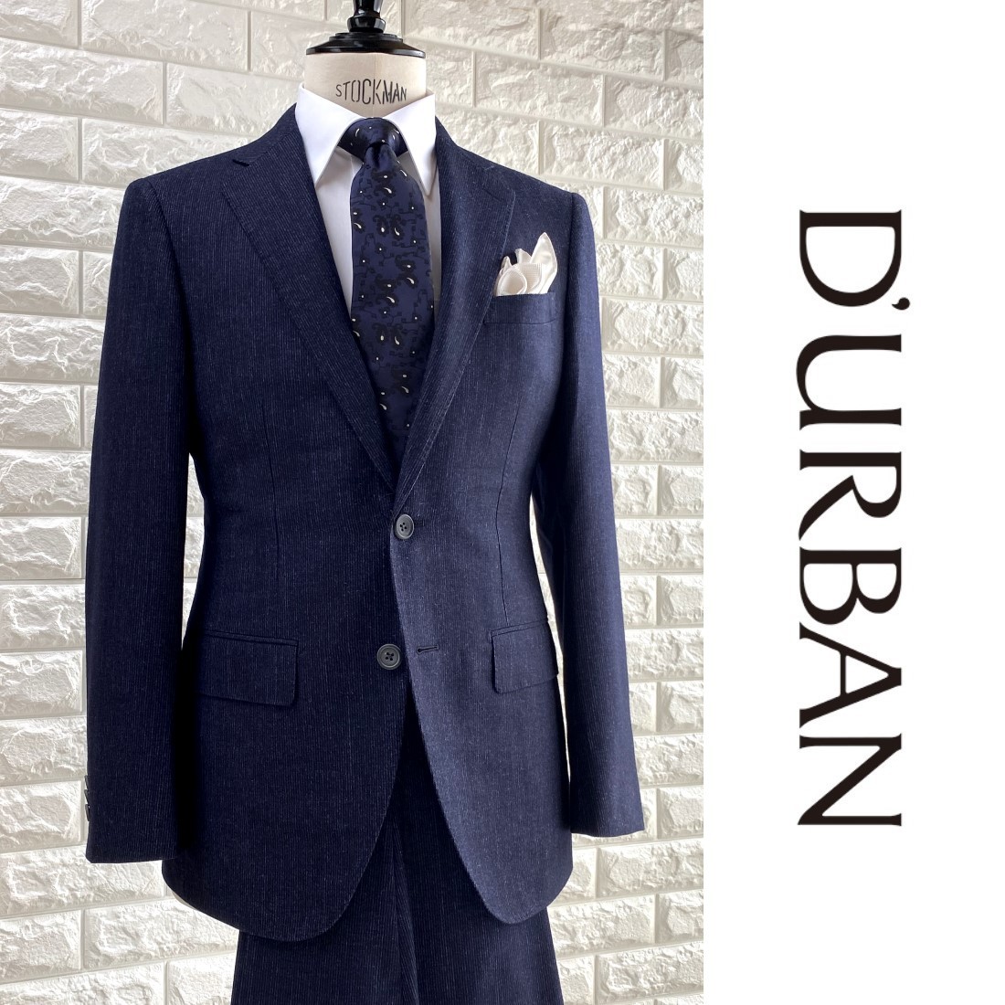 新品タグ付き！DURBAN ダーバン レナウン セットアップスーツ 2XLビッグ