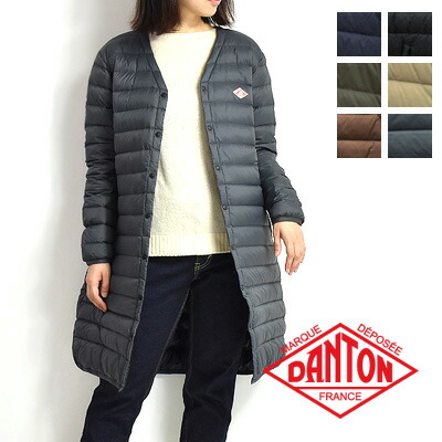 楽天市場】【19AW】DANTON ダントン Vネックロングインナーダウン