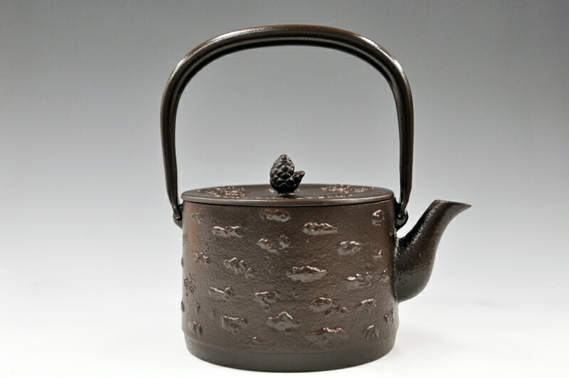 楽天市場】【送料無料】南部鉄瓶【桜皮寸胴筒型】1.0リットル