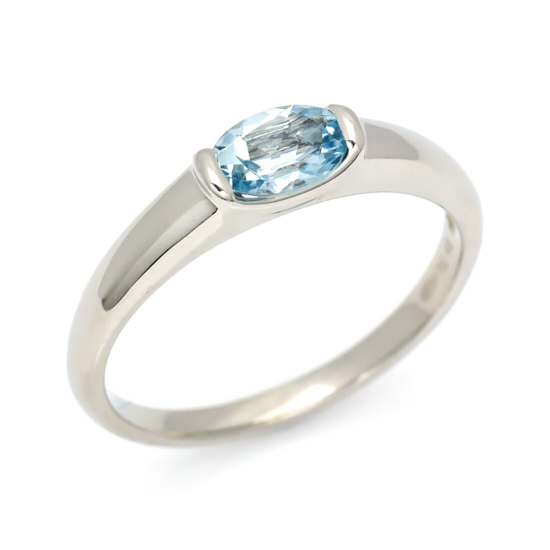 楽天市場】SS800円クーポン リング アクアマリン シルバー925 : umu