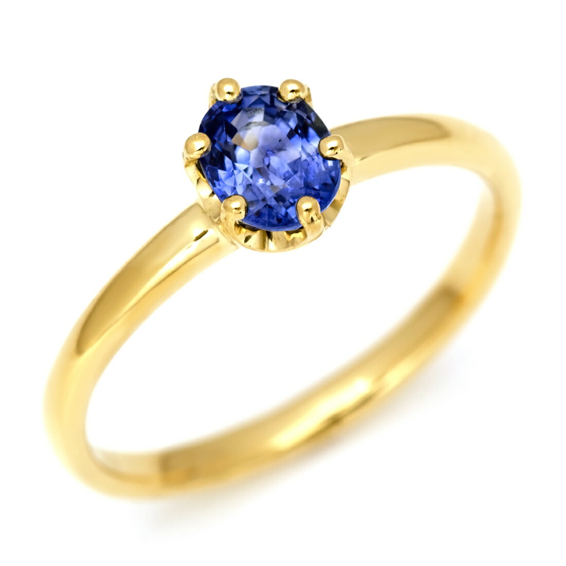 楽天市場】SS800円クーポン リング ブルーサファイア ゴールド K18