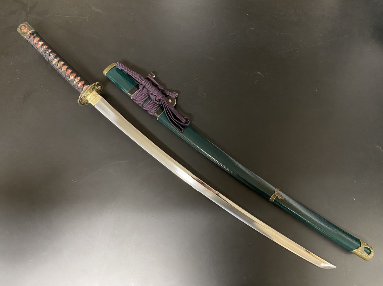 楽天市場】美術刀剣 模造刀 V.ROAD限定 オリジナル 膝丸（薄緑