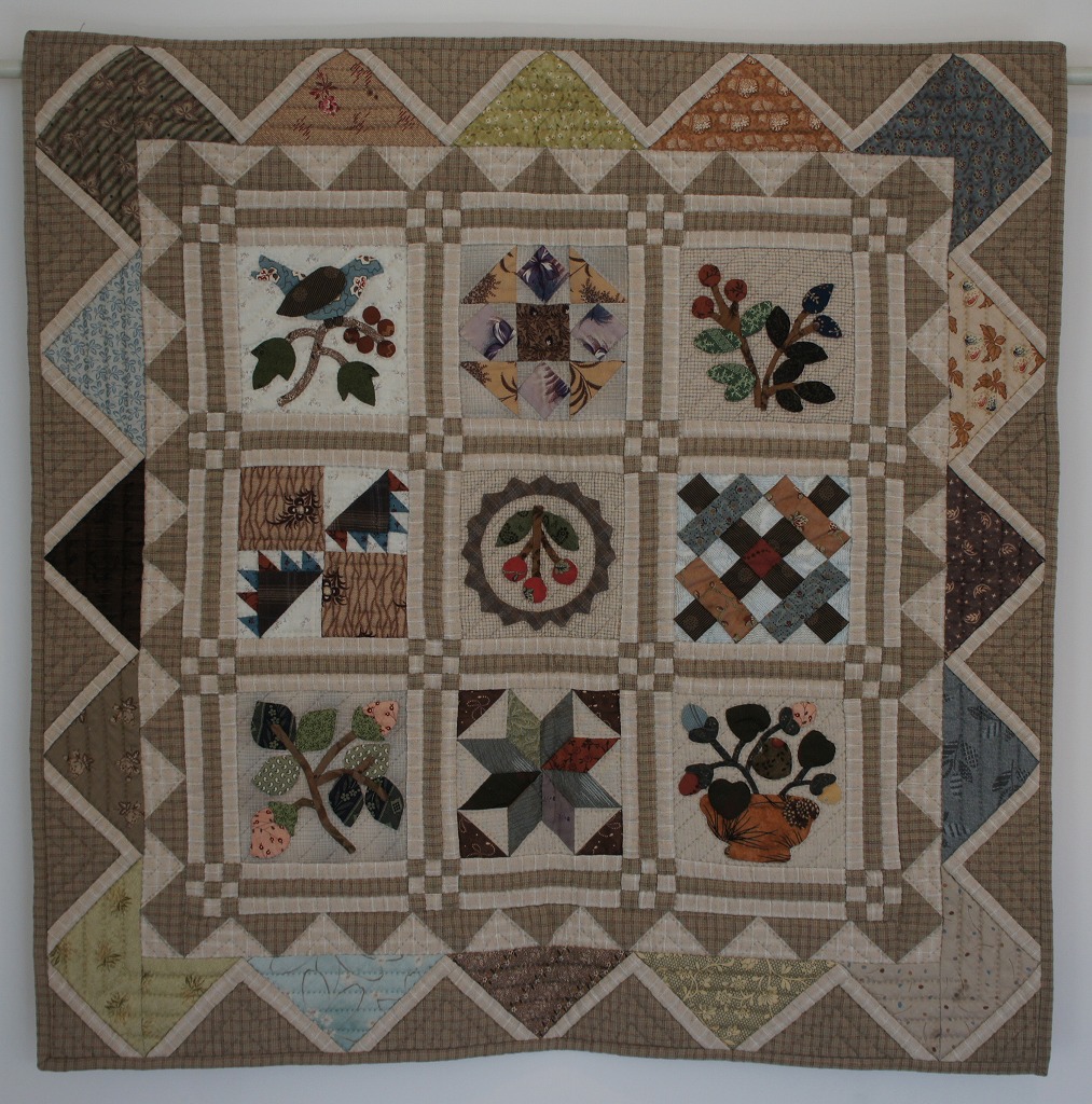 楽天市場】【パッチワークパターンレシピ】9枚のサンプラーキルト