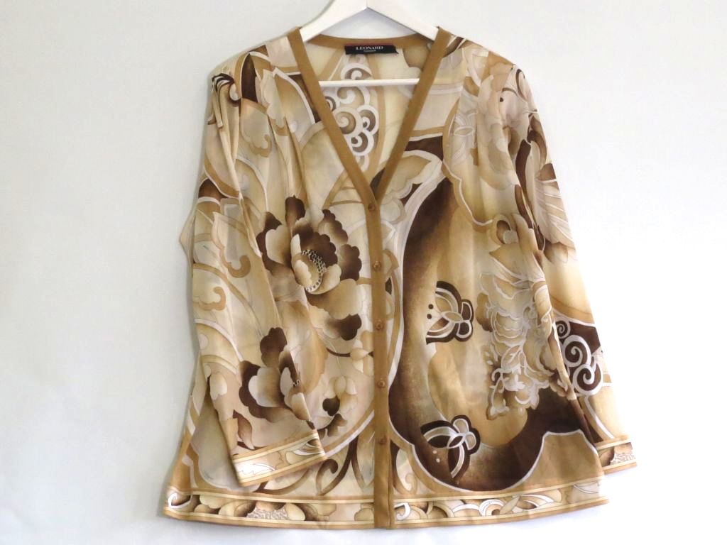 楽天市場】レオナール（カーディガン・ボレロ｜トップス）：レディース