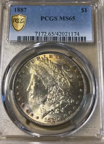 楽天市場】1887年 PCGS MS65 モルガン銀貨 : WORLD RESOURCE【KING店】
