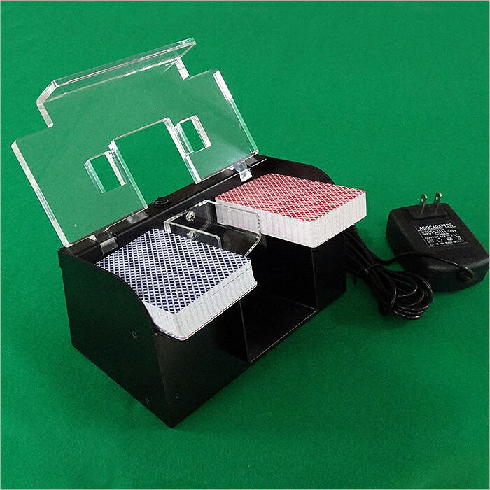 楽天市場】トランプ カード 自動 カード シャッフル機 マシン マシーン