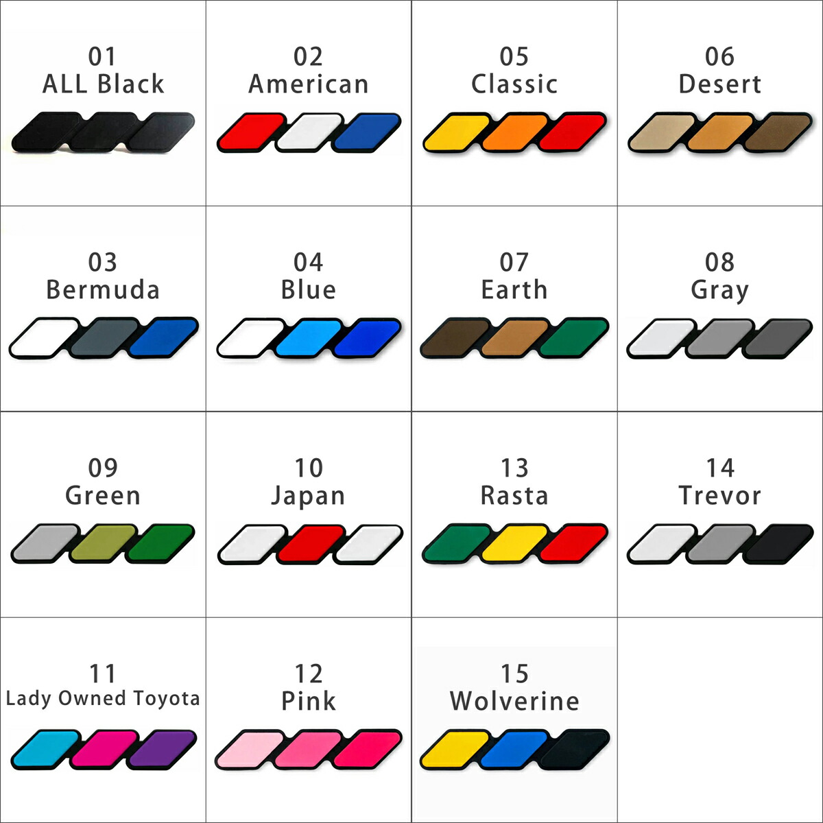 楽天市場】Taco Vinyl グリルバッジ RAV4 3色 エンブレム TacoVinyl