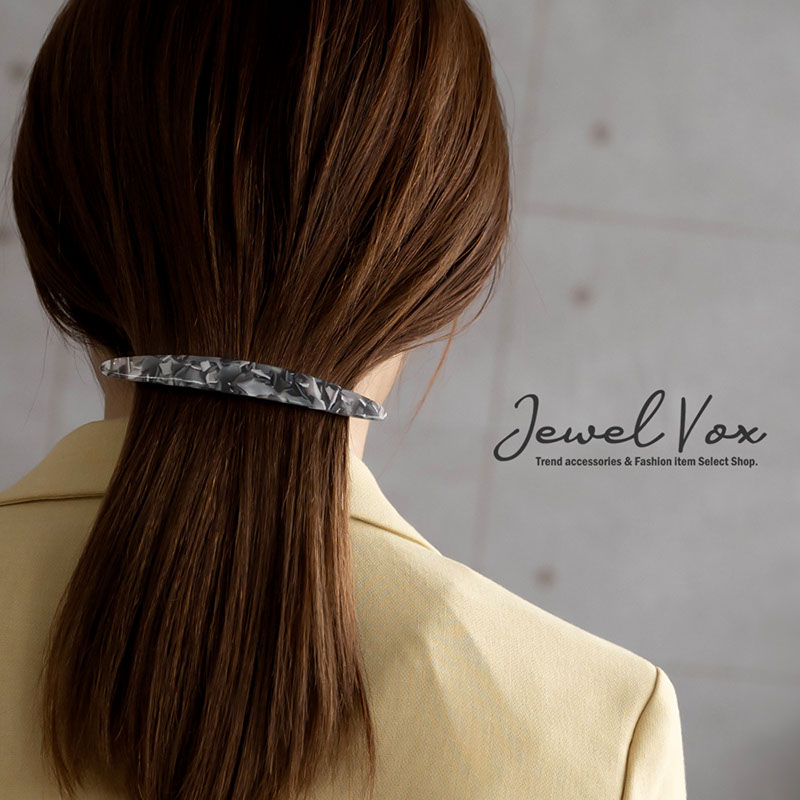 楽天市場】【バーゲン】【メール便送料無料】 バレッタ ヘアアクセ 髪