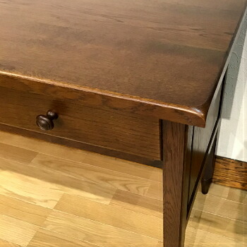 楽天市場】デスク 机 平机 日本製 国産家具 ナラ無垢 書斎デスク 事務