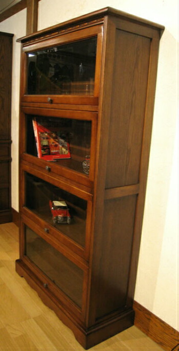 楽天市場】ガラスキャビネット ショーケース クラシック ブックケース