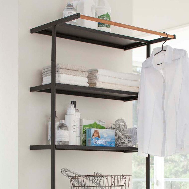 楽天市場】山崎実業 Yamazaki 立て掛けランドリーシェルフ tower
