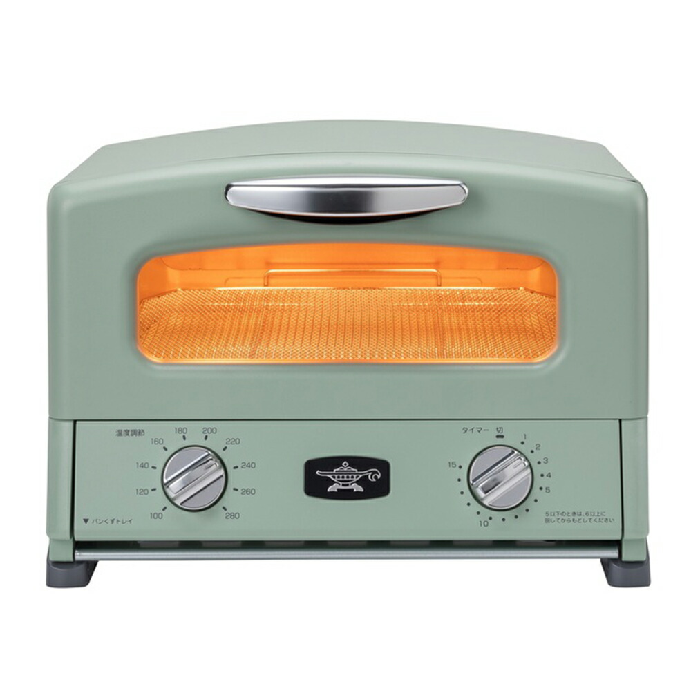 楽天市場】アラジン 4枚焼きグラファイトグリル＆トースター グリーン