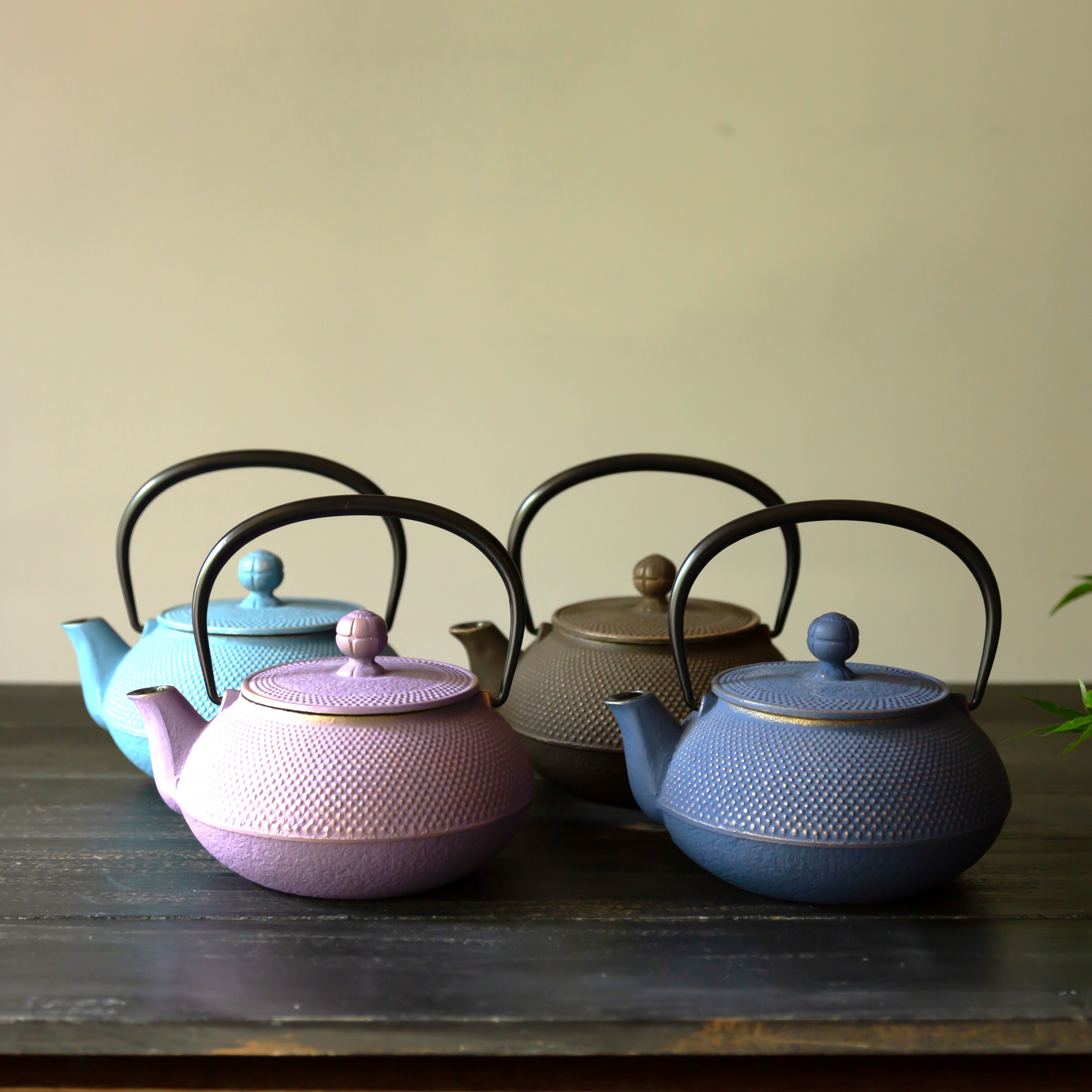 楽天市場】南部鉄器 iwachu 急須 5型 カラーポット アラレ岩鋳 南部