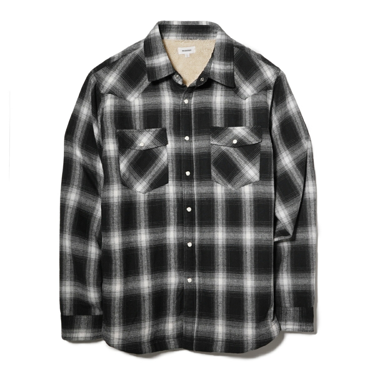 楽天市場】裏ボア シャツ メンズ 裏ボア ネルシャツ 長袖 裏ボア