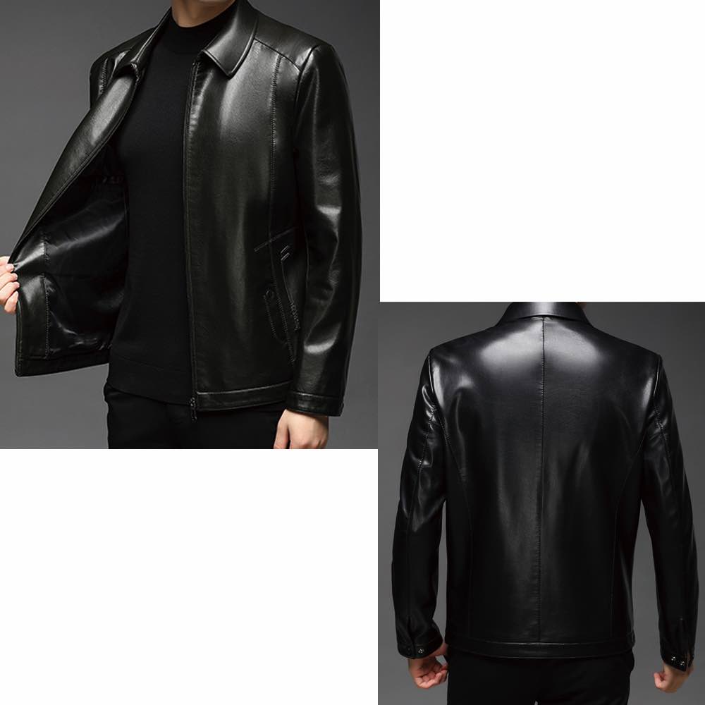 楽天市場】ライダースジャケット メンズ シンプルレザージャケット